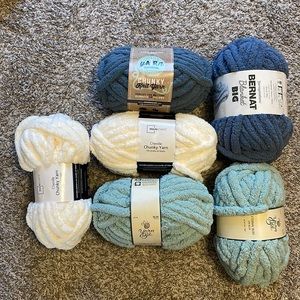 Chunky knit yarn